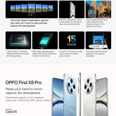 OPPO Find X8 Pro AI Phone, 16GB+1TB, Screen Fingerprint, 6.78 inch ColorOS 15 Dimensity 9400 Octa Core up to 3.626GHz, NFC, OTG, Network: 5G, Find X8 Pro, 16GB+1TB, Find X8 Pro , 16GB+1TB, Find X8 Pro AI Phone, 16GB+1TB